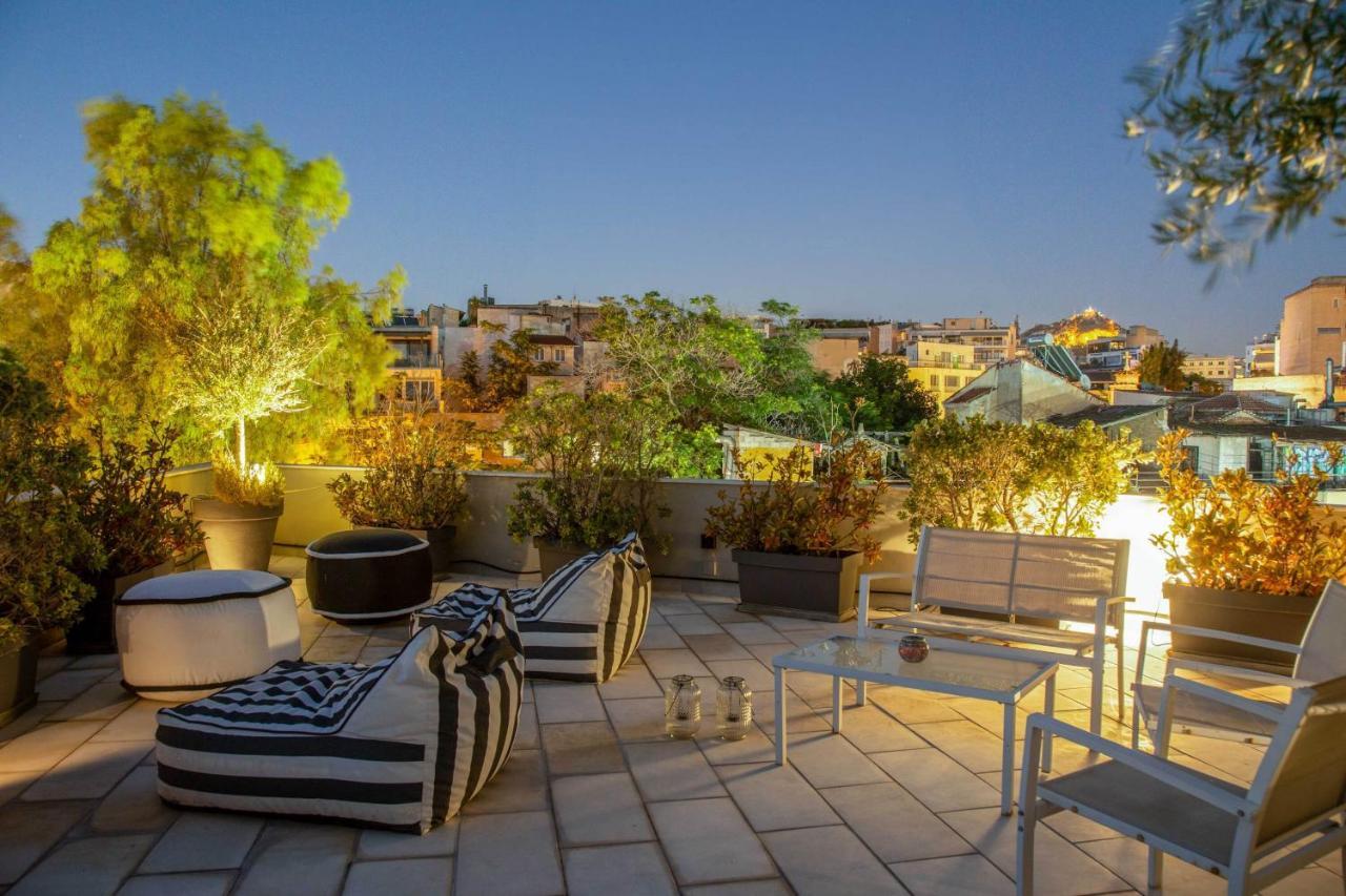 85 Sqm In The Heart Of Athens Shared Rooftop Deck Εξωτερικό φωτογραφία